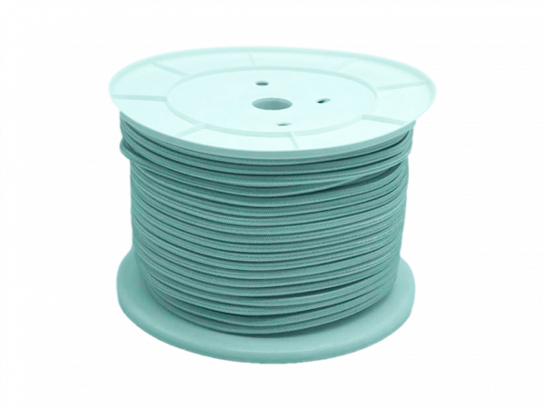 Cuerda Elástica De Látex Blanca - 6mm De Grosor, 200 Metros De Largo, Flexible Y Resistente, Ideal Para Manualidades Y Empaque